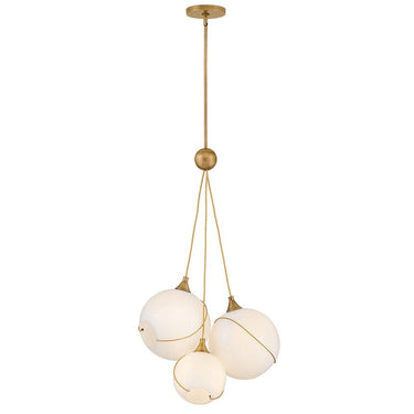 Hinkley Skye Large Three Light Pendant - Alternative Image 30304HBR-CO Alternative Image 4