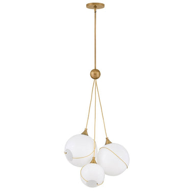 Hinkley Skye Large Three Light Pendant - Alternative Image 30304HBR-CO Alternative Image 5