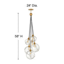 Hinkley Skye Medium Six Light Multi Tier Chandelier Alternative Image 1