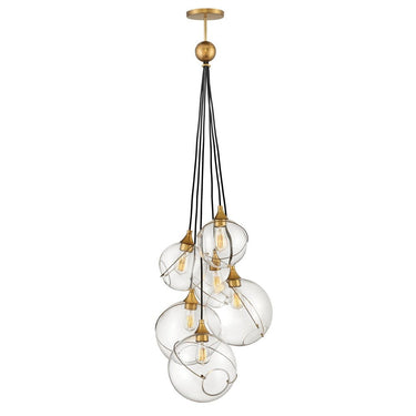 Hinkley Skye Medium Six Light Multi Tier Chandelier 