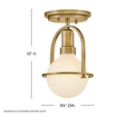 Hinkley Somerset Extra Small Convertible Semi-Flush Mount Alternative Image 11