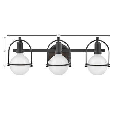 Hinkley Somerset Medium Three Light Vanity Wall Sconce Alternative Image 1