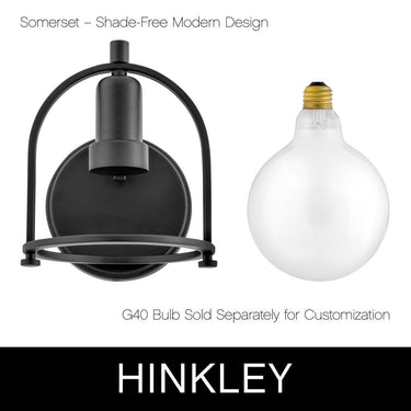 Hinkley Somerset Medium Three Light Vanity Wall Sconce Alternative Image 2