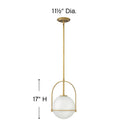 Hinkley Somerset Small Pendant Alternative Image 15
