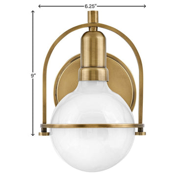 Hinkley Somerset Small Single Light Vanity Wall Sconce Alternative Image 1