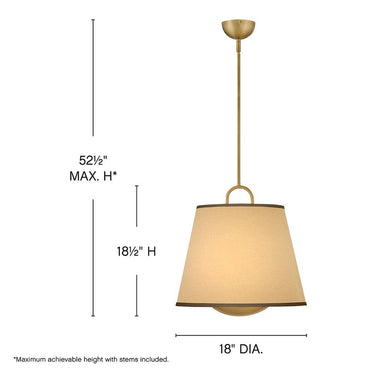 Hinkley Sonia Large Pendant Alternative Image 1