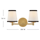 Hinkley Sonia Small Two Light Vanity Wall Sconce Alternative Image 1
