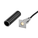 Hinkley Sparta - Dot Small LED Stainless Steel Square Button Light 