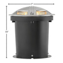 Hinkley Sparta - Flare Alternative Image 12V LED Quad-Directional Well Light - Alternative Image 15742SS Alternative Image 1