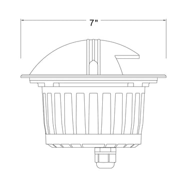 Hinkley Sparta - Flare Alternative Image 12V LED Uni-Directional Well Light - Alternative Image 15712SS Alternative Image 4