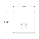 Hinkley Sparta - Tilt LED Square Wall Light Alternative Image 1