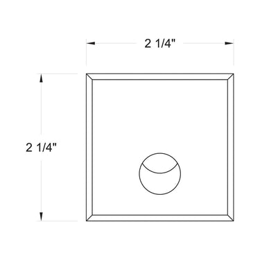 Hinkley Sparta - Tilt LED Square Wall Light Alternative Image 1