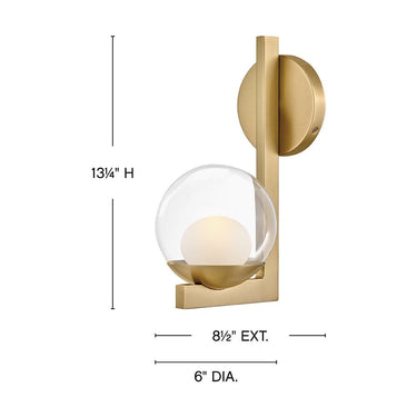 Hinkley Sunni LED Medium Single Light Sconce Alternative Image 9