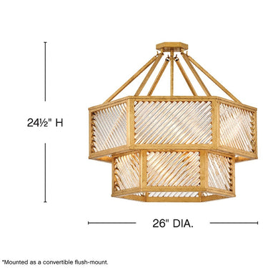 Hinkley Sura Medium Convertible Chandelier Alternative Image 2