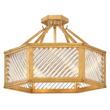 Hinkley Sura Medium Semi-Flush Mount 