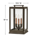 Hinkley Sutcliffe Outdoor Medium Pier Mount Lantern Alternative Image 3