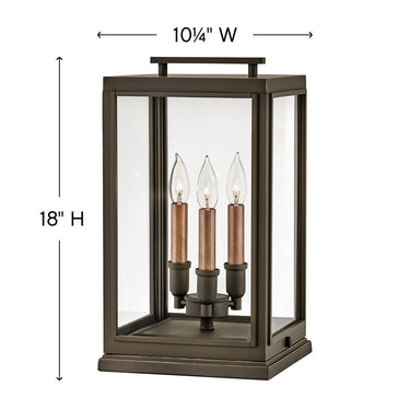 Hinkley Sutcliffe Outdoor Medium Pier Mount Lantern Alternative Image 3