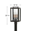 Hinkley Sutcliffe Outdoor Medium Post Mount Lantern Alternative Image 4