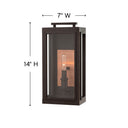Hinkley Sutcliffe Outdoor Medium Wall Mount Lantern - Alternative Image 2910OZ Alternative Image 1