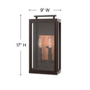 Hinkley Sutcliffe Outdoor Medium Wall Mount Lantern - Alternative Image 2914OZ Alternative Image 1