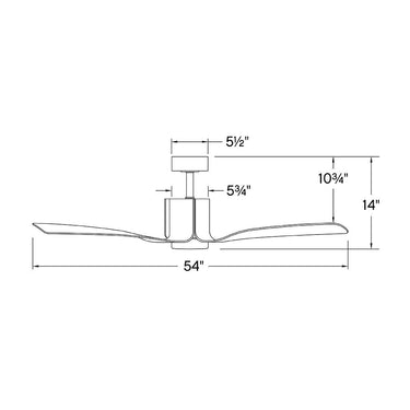 Hinkley Sven 54" LED Smart Fan with Uplight Alternate Image-21