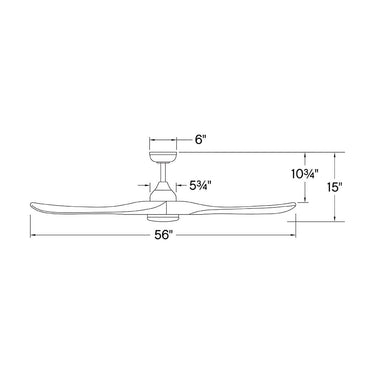 Hinkley Swell Illuminated 56" LED Smart Fan Alternate Image-42