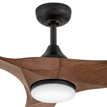 Hinkley Swell Illuminated 72" LED Smart Fan in Matte Black Finish Alternate Image-7