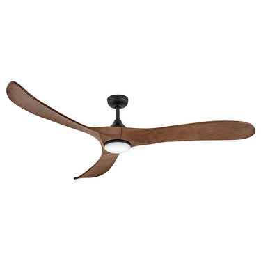 Hinkley Swell Illuminated 72" LED Smart Fan in Matte Black Finish Main Image