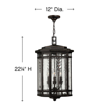 Hinkley Tahoe Alternative Image 12" Outdoor Large Hanging Lantern Alternative Image 1