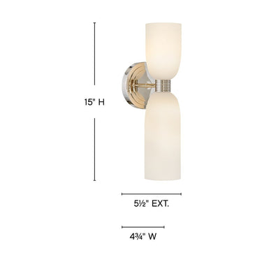 Hinkley Tallulah LED Medium Two Light Sconce Alternative Image 9