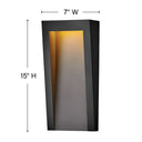 Hinkley Taper Medium Wall Mount Lantern Alternative Image 1
