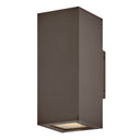Hinkley Tetra LED Outdoor Small Wall Mount Lantern Up/Down 