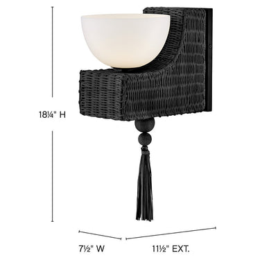 Hinkley Thalia LED Medium Single Light Sconce Alternative Image 1