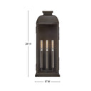 Hinkley Tiverton Outdoor Large Wall Mount Lantern Alternative Image 1