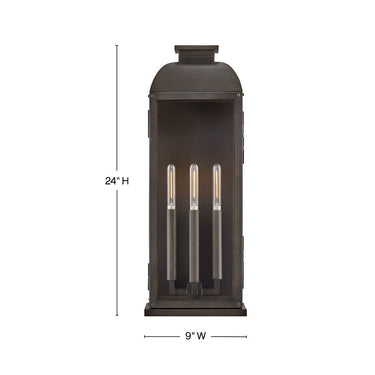 Hinkley Tiverton Outdoor Large Wall Mount Lantern Alternative Image 1