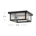 Hinkley Torrent Outdoor Medium Flush Mount Alternative Image 1