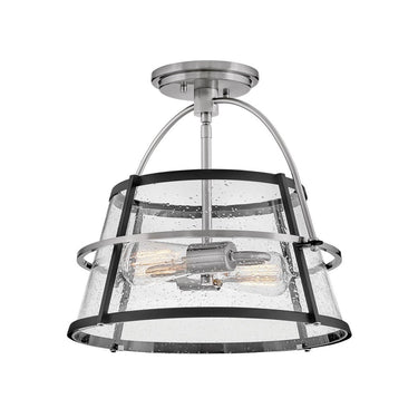 Hinkley Tournon 13.5" High Medium Semi-Flush Mount 