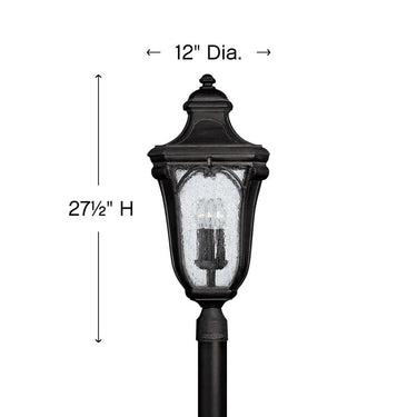 Hinkley Trafalgar Outdoor Large Post Mount Lantern Alternative Image 1