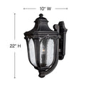 Hinkley Trafalgar Outdoor Large Wall Mount Lantern Alternative Image 1