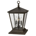 Hinkley Trellis Outdoor Medium Pier Mount Lantern 