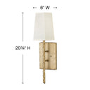 Hinkley Tress Large Single Light Sconce Alternative Image 1
