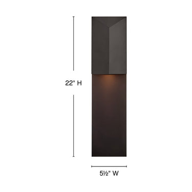 Hinkley Treva LED Outdoor Large Wall Mount Lantern Alternative Image 1