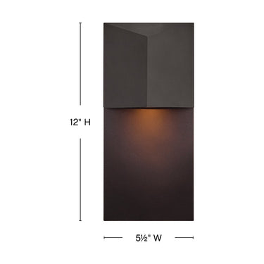 Hinkley Treva LED Outdoor Small Wall Mount Lantern Alternative Image 1