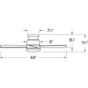 Hinkley Trey 44" LED Smart Fan Alternate Image-15