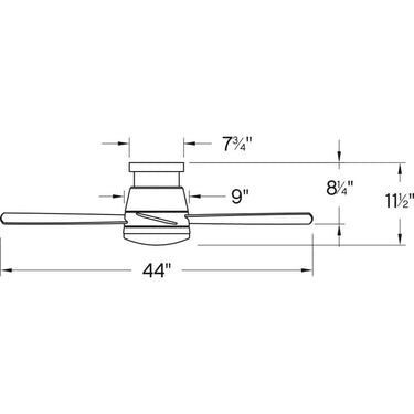 Hinkley Trey 44" LED Smart Fan Alternate Image-15