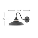 Hinkley Troyer Outdoor Large Wall Mount Barn Light Alternative Image 1