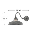 Hinkley Troyer Outdoor Large Wall Mount Barn Light Alternative Image 3