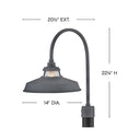 Hinkley Troyer Outdoor Medium Post Mount Lantern Alternative Image 9