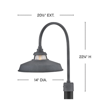 Hinkley Troyer Outdoor Medium Post Mount Lantern Alternative Image 9