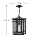 Hinkley Tucker Alternative Image 11" Outdoor Medium Hanging Lantern Alternative Image 1